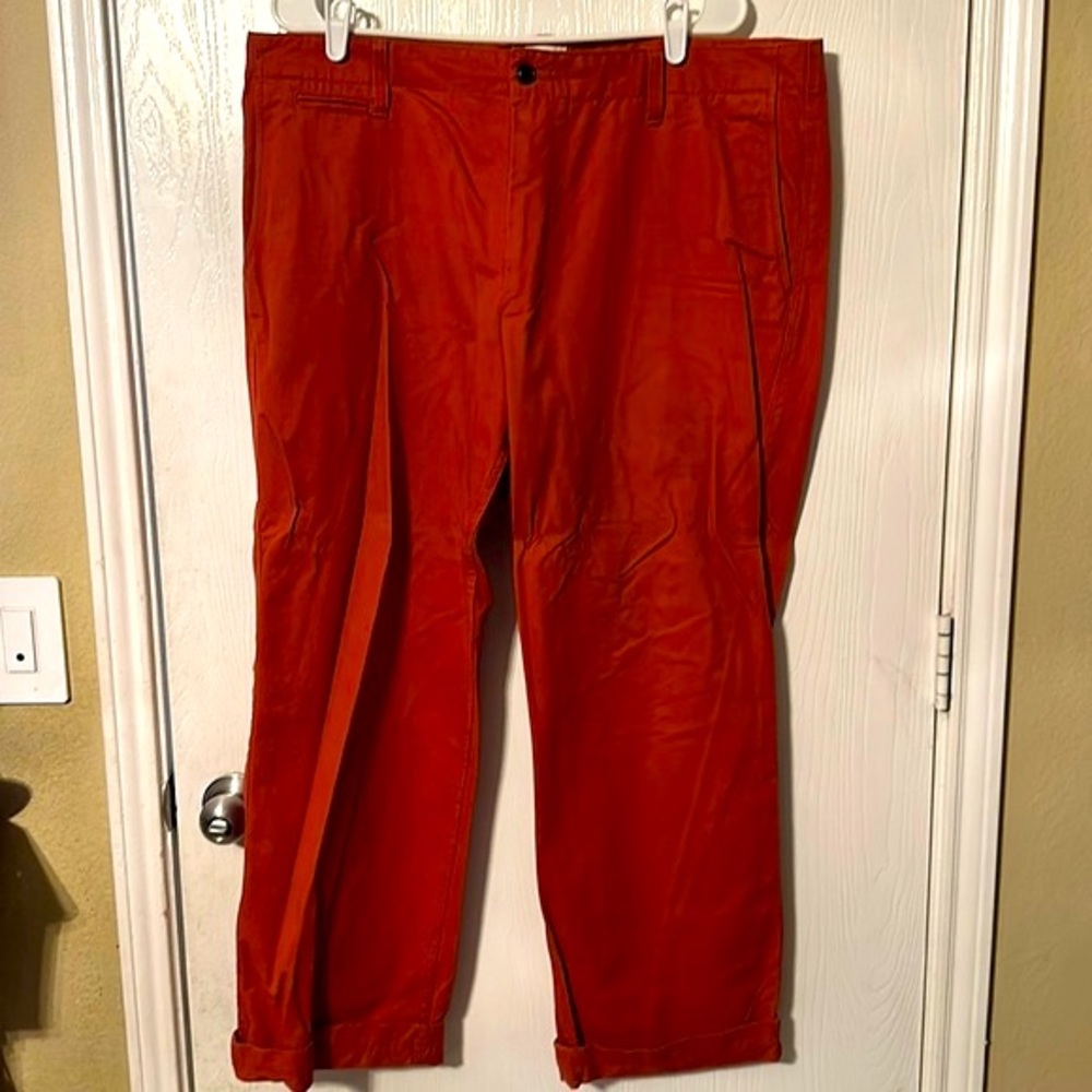 Burnt Orange Straight Leg Dockers 38X30